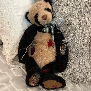 Vintage Antique 1997 Cottage Collectibles by Ganz “Patches” the Bear